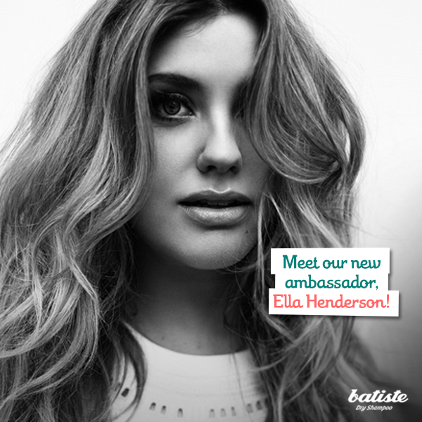 BatisteAU's tweet photo. The secret is out! Annoucing our new Batiste ambassador: UK singing sensation @EllaHenderson! #ellaforbatiste http://t.co/aCVCtdkm9m