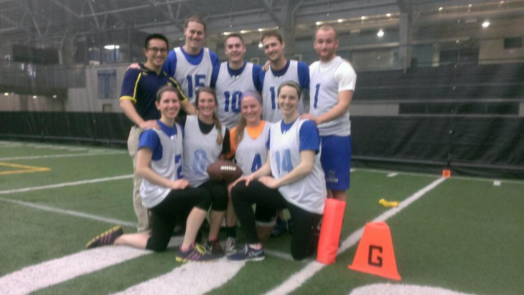 Congrats to Corey's Campers, our A-league CHAMPS for co-rec flag football!!

Good luck to remaining teams this week!