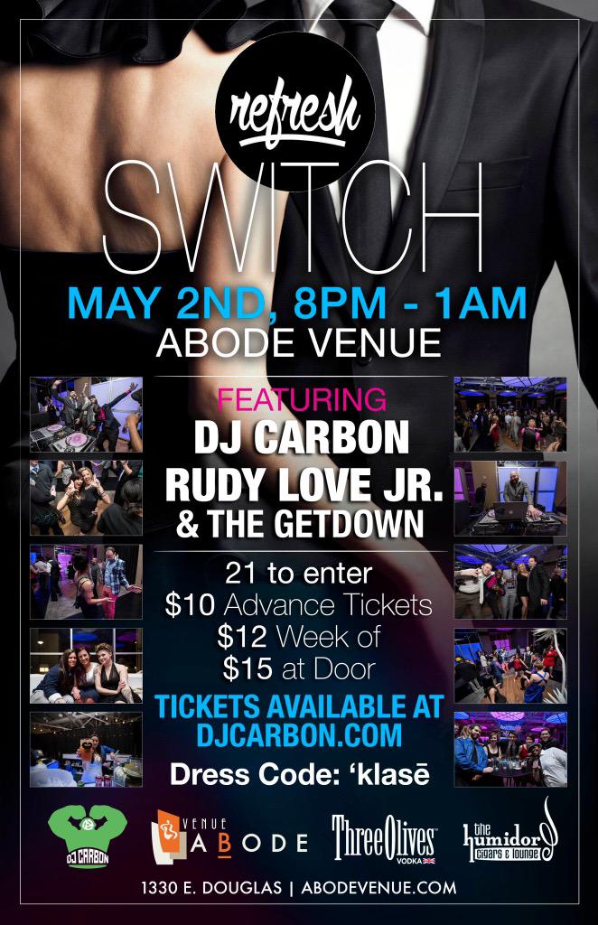 RefreshICT's tweet image. May 2nd at @ABODEVenue , joined by @RudyLoveJr ! Refresh - Switch.