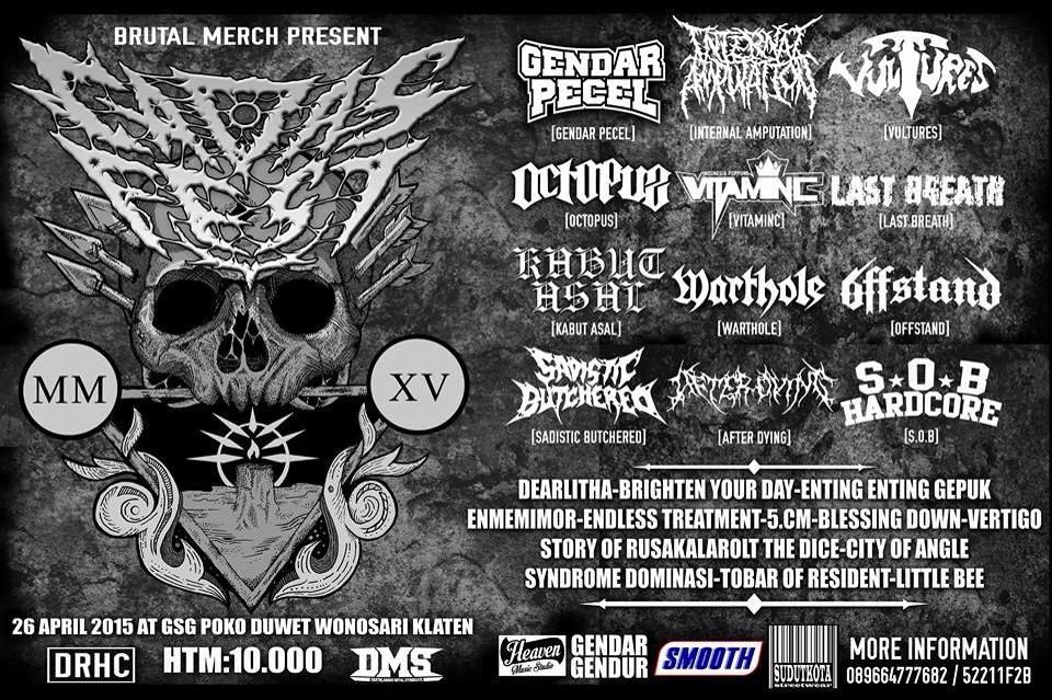 Sampai ketemu di cadas fest 2015 @ klaten, kita olahraga bersama 👊😉