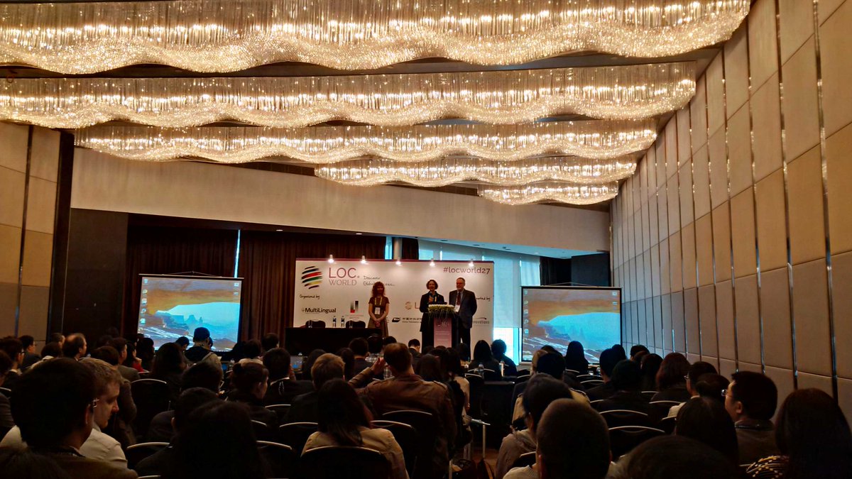 gbessenyei's tweet photo. Keynote # LocWorld 2015, Shanghai http://t.co/zmz01BXNig