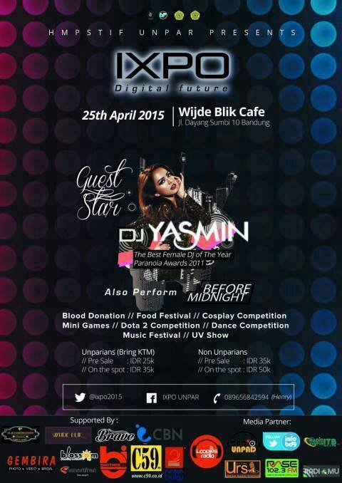infobdg's tweet photo. Get ready for the next #IXPO2015 "Digital Future" with special performance by DJ Yasmin! @IXPO2015 http://t.co/Wc7SJ9DXNS