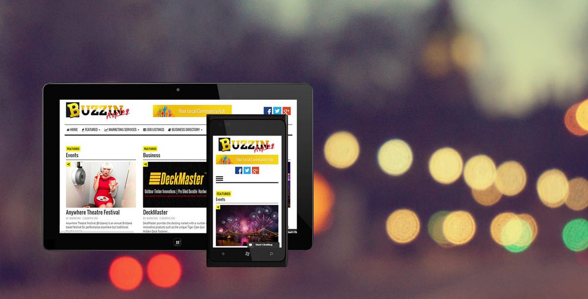 WebriQgoesMad's tweet photo. Buzzin is an exciting community web project for your area in Australia #communityweb http://t.co/yvrFtd64zb http://t.co/MlOTeroLE1