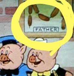 紅爪 超絶不調 Twitterissa ピーターラビットのお父さんがパイにされてしまった話で盛り上がっていますが ここでディズニーの3匹のこぶたの お父さんを見てみましょう Http T Co Wphd5mmaay