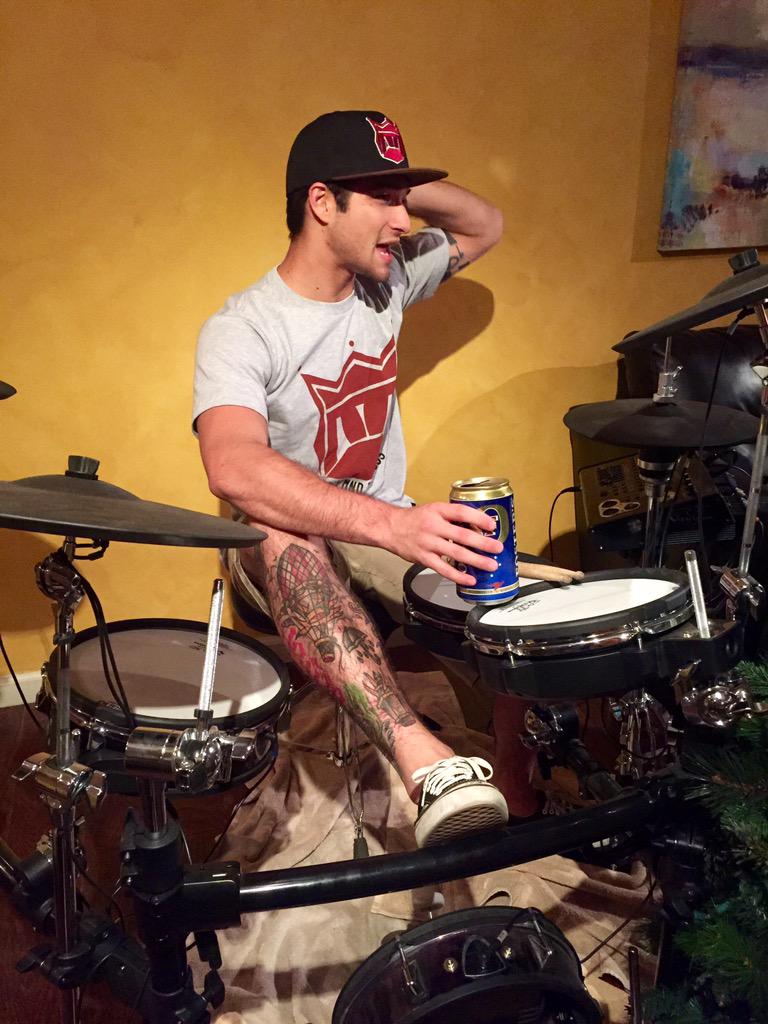 tylergposey's tweet photo. Me wearing some @Drtymnd ! They are gonna be HUGE! Pick up your merch at http://t.co/x7DNSBuLP6 before they run out! http://t.co/f73XcuL4j8