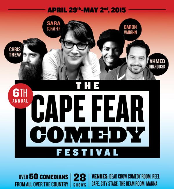 Festival Passes are just $20 until Midnight Wednesday April 15th. Get yours now. capefearcomedy.seatengine.com