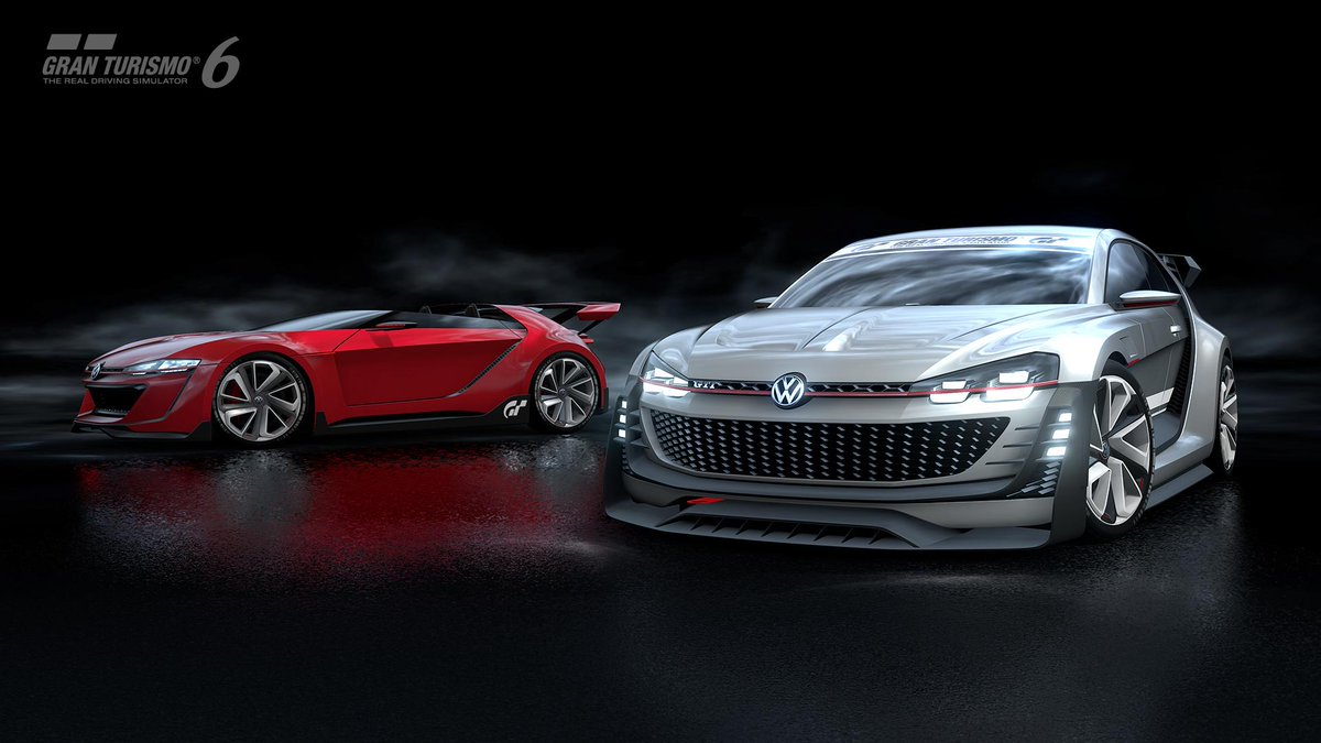 thegranturismo's tweet photo. Take a full look at the all new #VisionGTI now available in #GT6! Info: http://t.co/tLrdqJCYyp http://t.co/WfjsR6qxyc http://t.co/HXzpflFrMh