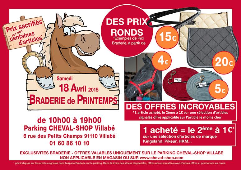 Samedi 18 avril la braderie sera à Villabé! <a href="/ChevalShop/">Cheval-Shop</a> <a href="/braderie/">braderie</a>