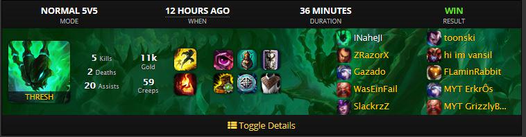 KNGesport's tweet image. #LeagueOfLegends Comme prévu, hier on a sorti le Indiana Thresh ! Big plays avec @ArthurGaudard ! #HookGod