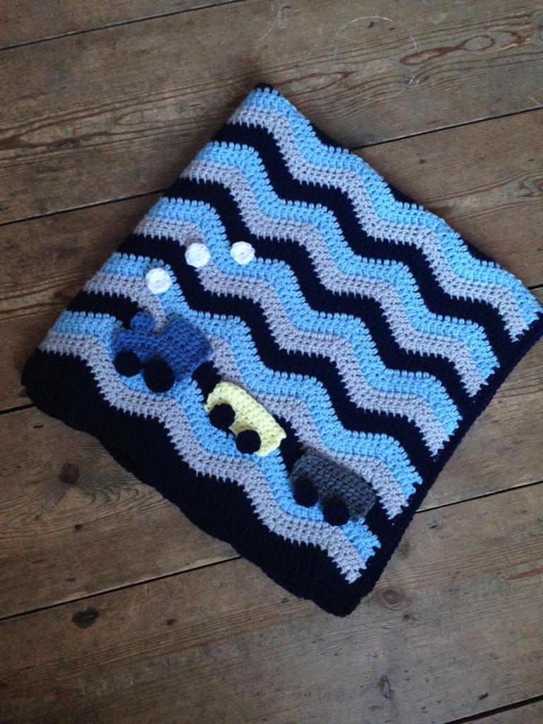 buttonupbaby's tweet photo. Terrible lighting but couldn't wait to share! #handmadehour #trains #crochet #blanket #craftsposure http://t.co/HOuGMqOIAs