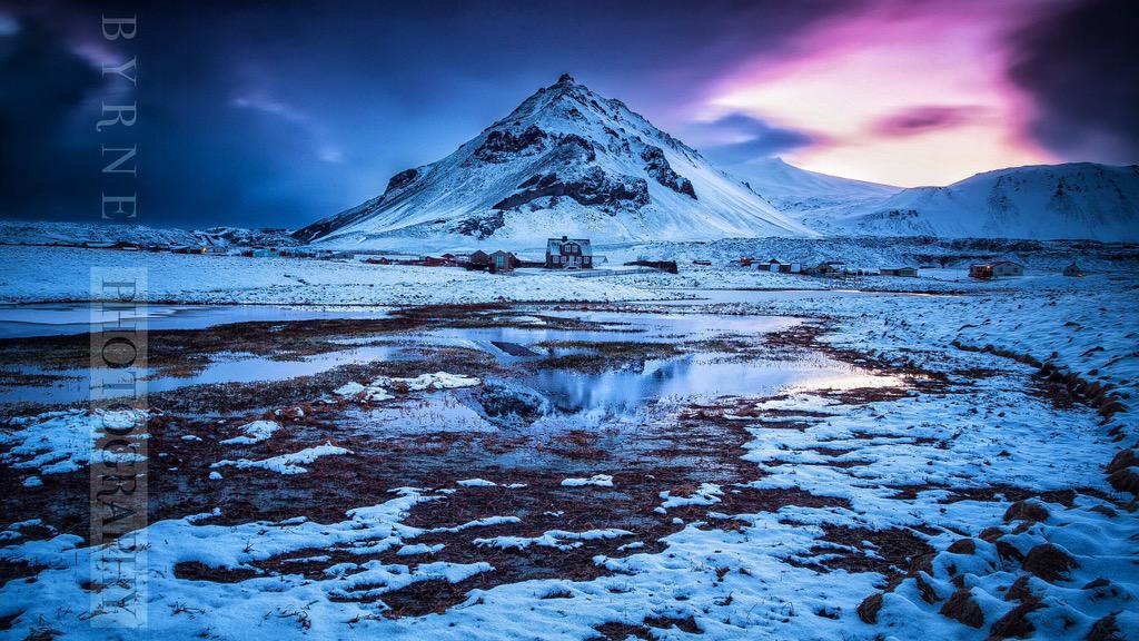 byrnephoto_uk's tweet image. #Arnarstapi #Iceland at #sunset. Taken using @LucrOit filter holder @FormattHitech #Firecrest &amp;amp; .9 Soft Grad.