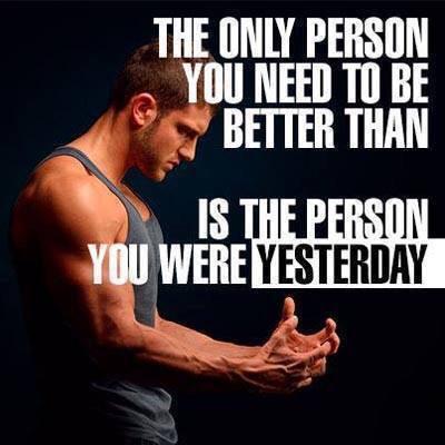 LetsMakeGains's tweet photo. I want to better myself everyday, be better than I was yesterday, push out that extra rep to beat myself #gym http://t.co/COAW9nJe1c