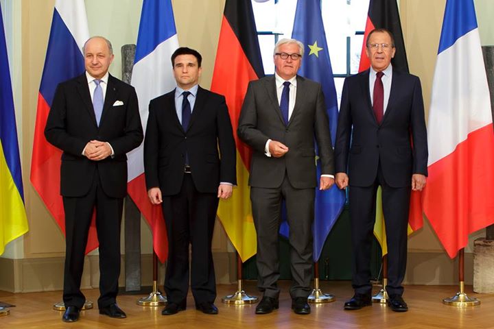 MFA_Ukraine's tweet photo. Agreed Statement of the Chair on the FM Normandy Meeting in Berlin,13.04.2015 http://t.co/F5tj8iFl1M Foto:T.Trutschel http://t.co/qWjPdVmzqG