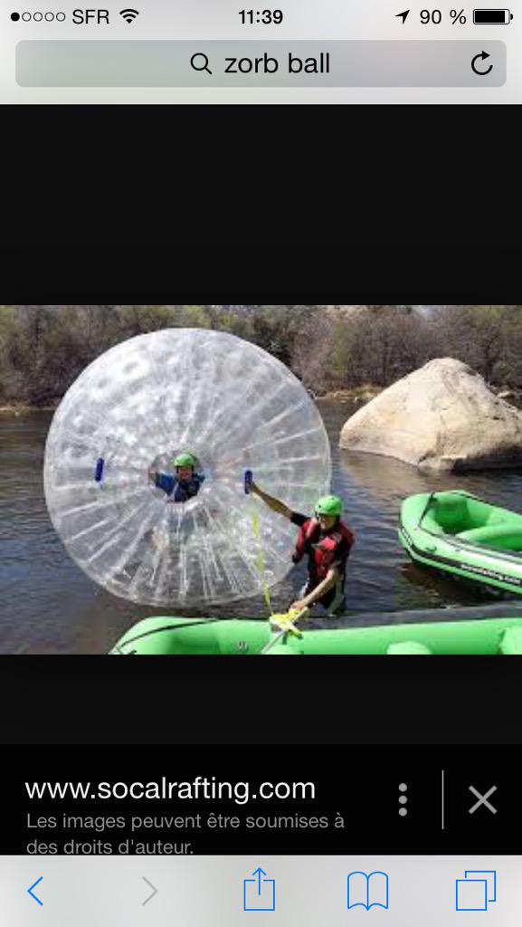 BubblOups's tweet photo. Le #nouveau #DÉLIRE qui va conquérir toute la #France sur terre ou sur l'eau. Venez défiez le #ROLLINGBULLE #Zorbing. http://t.co/iTGhkuTJTw