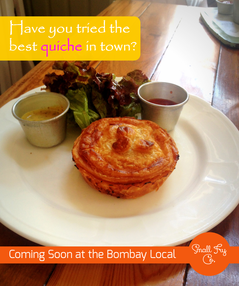 SmallFryCo's tweet image. Mid-Day Munchies, anyone? #quiche #delicious #BombayLocal #ComingSoon #Food #afternoondelight #Yummy #popup