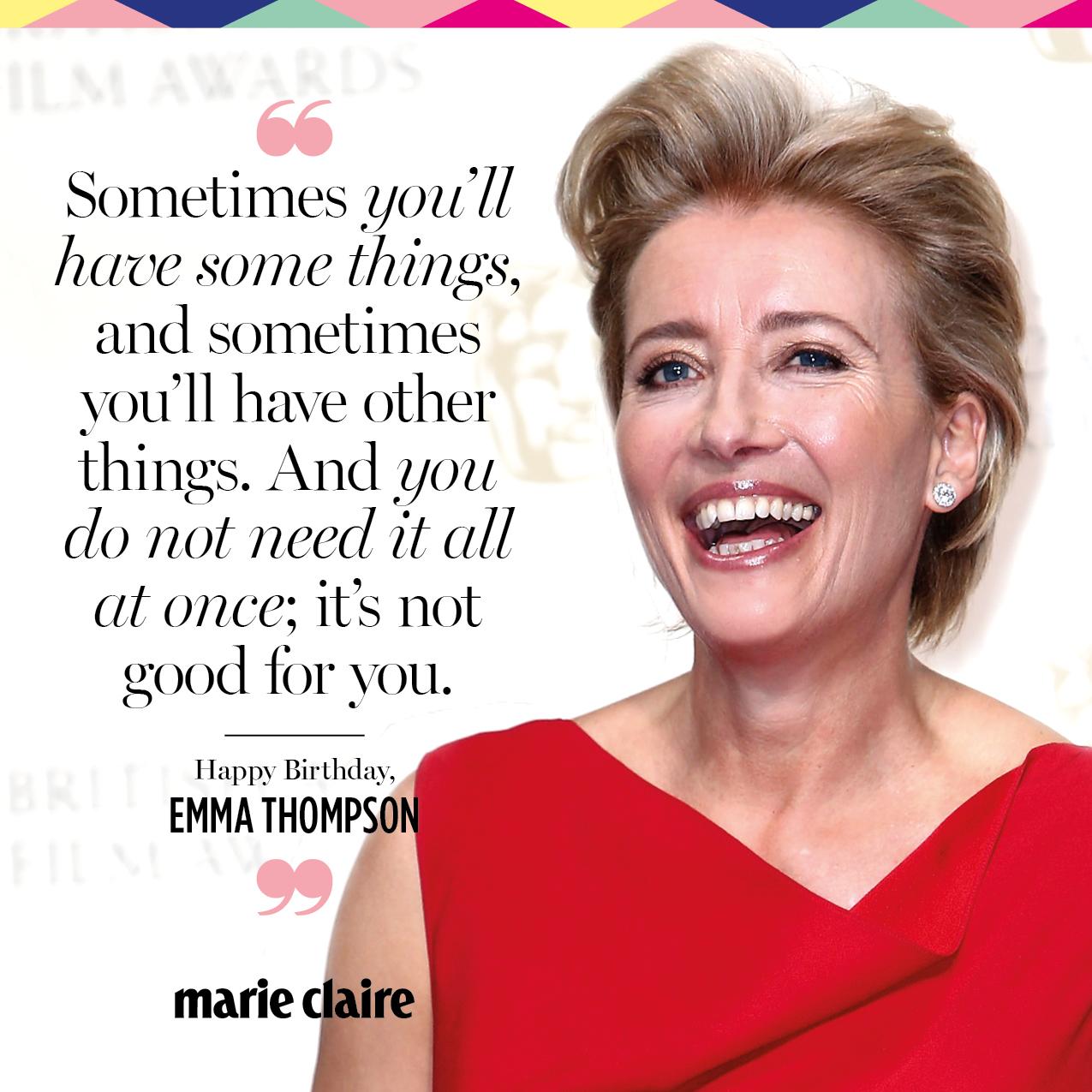 Happy 56th birthday Emma Thompson! 