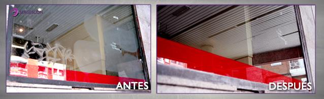 sergescon's tweet image. ¡Buenos días! En esta imagen podéis comprobar el resultado del trabajo de pulido de vidrio realizado la semana pasada