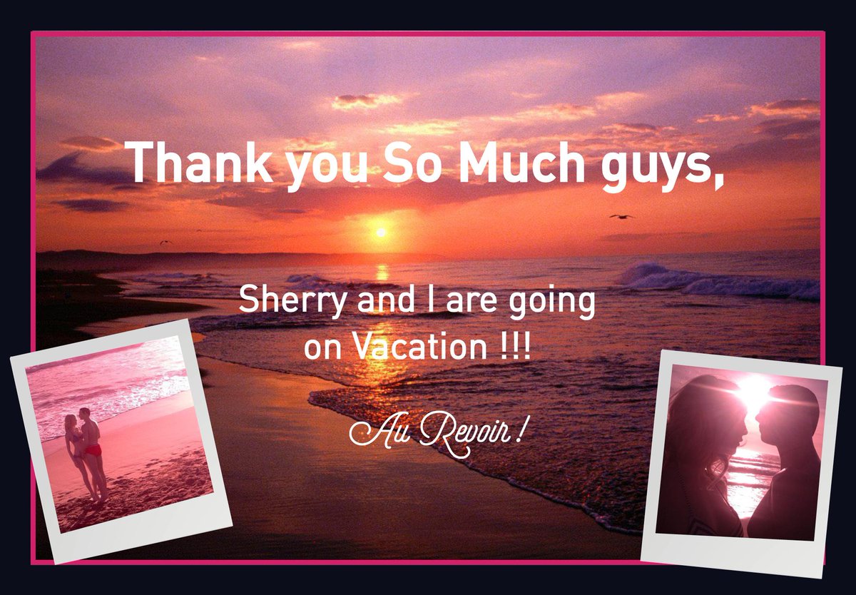leoverylove's tweet photo. It's now time for Sherry and I to go on vacation! Thank you so much for your support in my #verylovetrip! THANK YOU! http://t.co/eOIvsKN8Vf