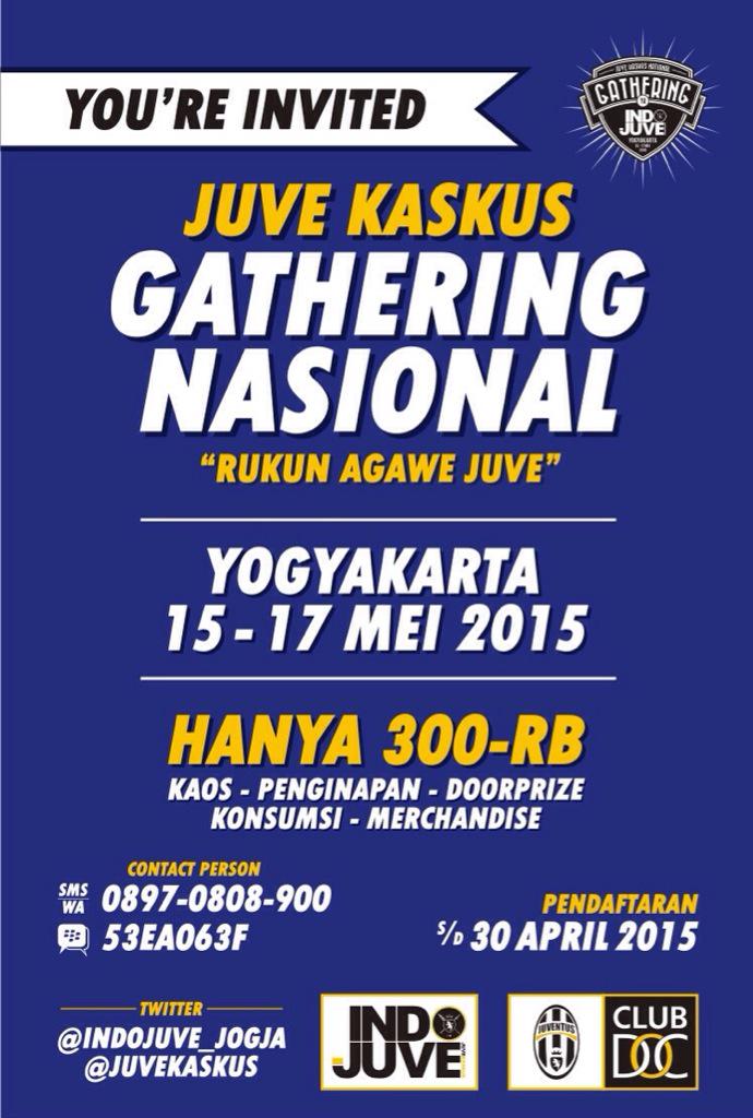 Yok monggo :D RT @avikiii: Barang kali ada yang pengen ikut #GathnasJuveKaskus gtu~ <a href="/JuveKaskus/">Indonesian Juventini</a> @IndoJuveDOC yoks lah