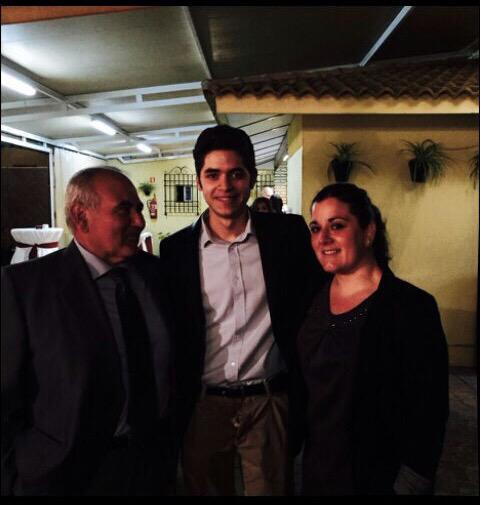 Con Fabian Masterchef en la cena benefica para el comedor solidario en córdoba