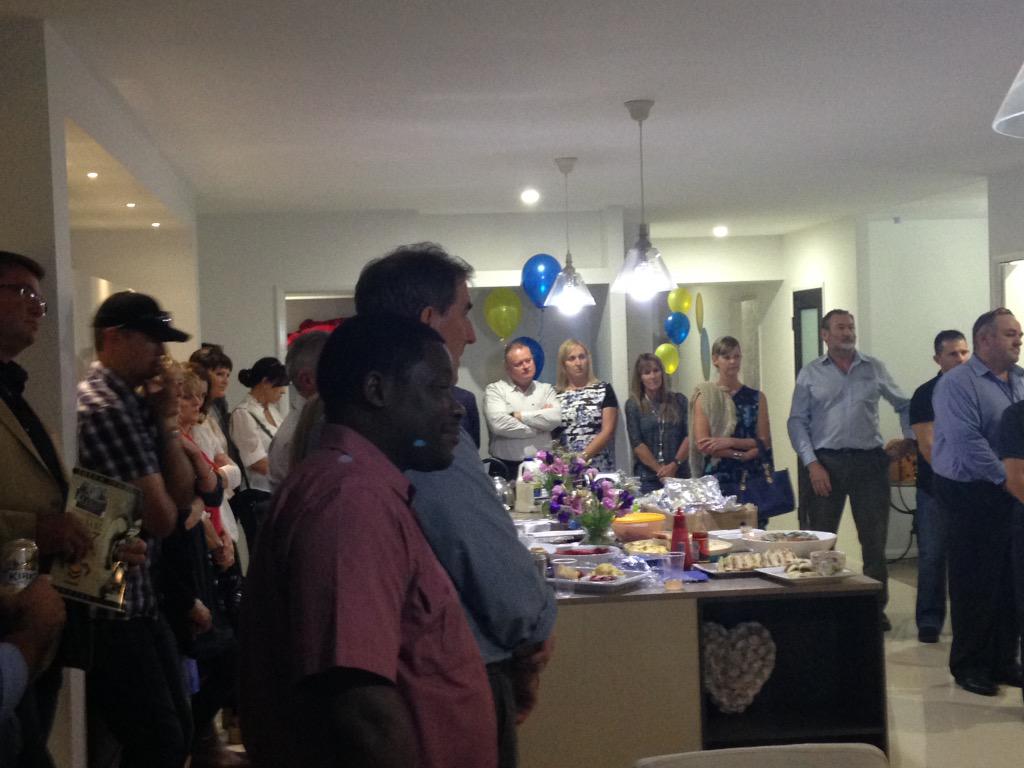 TGSFball's tweet photo. First XI season launch at Richard Adams Display Homes. A great evening! Bring on the Rale Rasic camp. http://t.co/zaPFV0PPKL