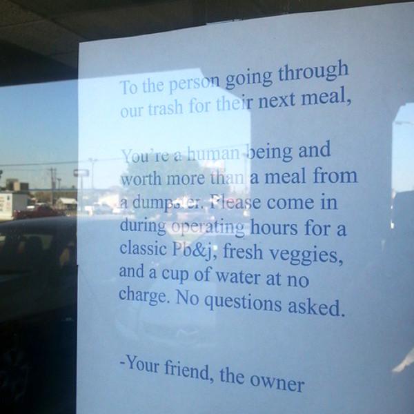 This restaurant owner just restored our faith in humanity: eonli.ne/1FOz5vb