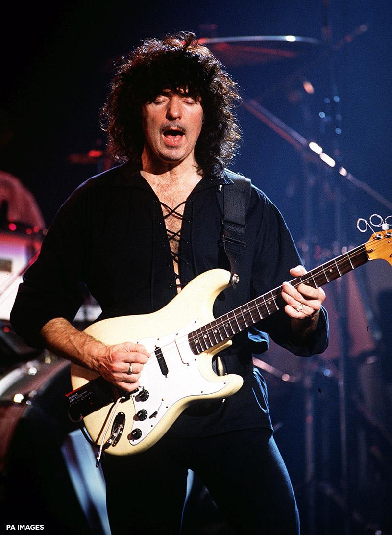 A huge happy birthday to guitar god Ritchie Blackmore, who turns 70 today! Never stop rockin\ 