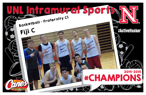 #UNL IM Fraternity C1 Basketball Champs – <a href="/fiji_unl/">Nebraska FIJI</a> C @CanesLincoln <a href="/UNLincoln/">University of Nebraska-Lincoln</a> @UNLinvolved <a href="/UNLGreek/">Nebraska Greeks</a> #ActiveHusker