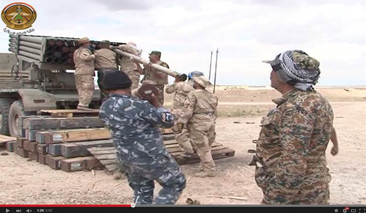 2kdei's tweet image. Via @JosephHDempsey: #Iranian HM-20 122mm Multiple Rocket Launcher in #Iraq #Hamrin Mts goo.gl/BfeSEz