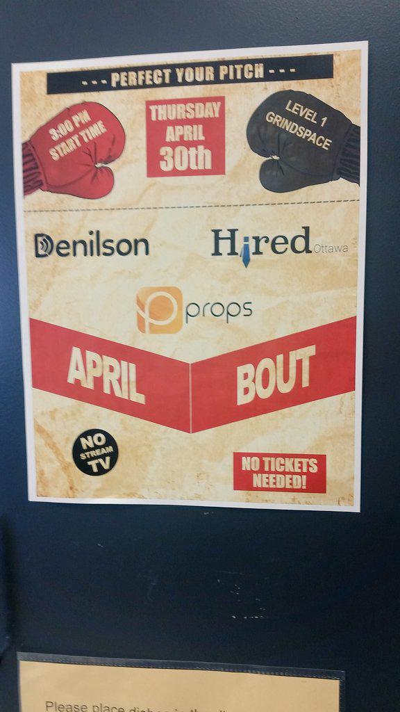 We're looking forward to pitch at <a href="/Invest_Ottawa/">Invest Ottawa</a> alongside <a href="/thepropsapp/">Props</a> and <a href="/hiredcanada/">Career Feed</a> #startup #pitch #competition