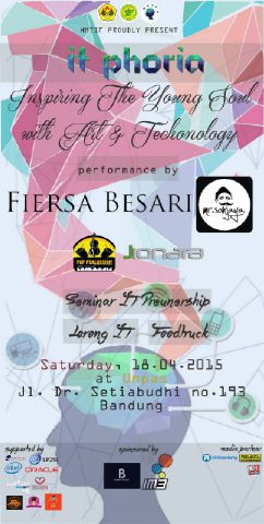 PHPercussion's tweet photo. @HMTIFunpas Proudly Present #ITPHORIA w/ @FiersaBesari @MrSonjaya @PHPercussion @jionaramusic 18 April 2015 http://t.co/ywDfONUksn