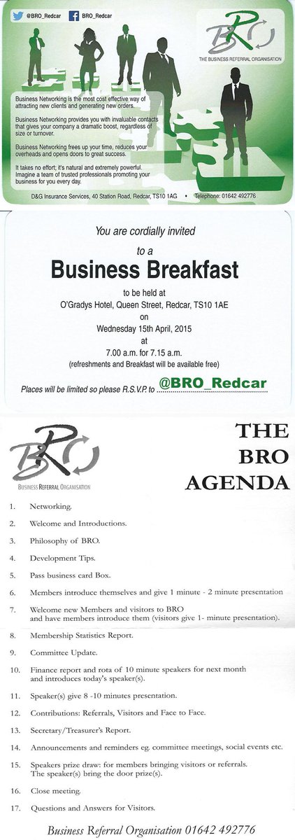 Gargetts's tweet photo. Getting ready for our next @BRO_Redcar meeting visitors day. local businesses sharing contact and referrals. Join us. http://t.co/SovvkIyMLG