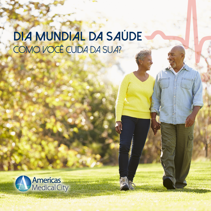 No Dia Mundial da Saúde vale lembrar: alimentação balanceada e exercícios físicos são a chave para o bem estar!
