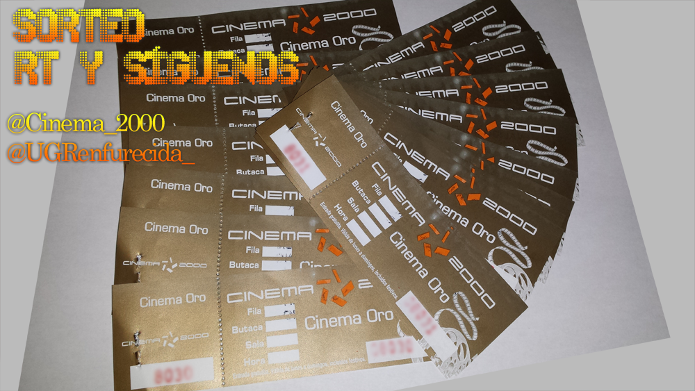 uGRenfurecida_'s tweet photo. [SORTEO 4] RT para ganar 2 ENTRADAS DE CINE para la peli que quieras. Sigue a @cinema_2000 y RT!! http://t.co/kbXKkRYYlb