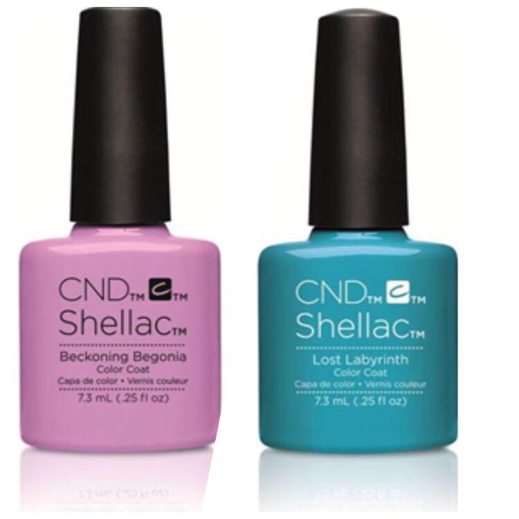 ValleyBeautiful's tweet photo. Two new colours available as of Wednesday #LostLabyrinth and #BeckoningBegonia #CND book now! http://t.co/HBZLA3NJtj