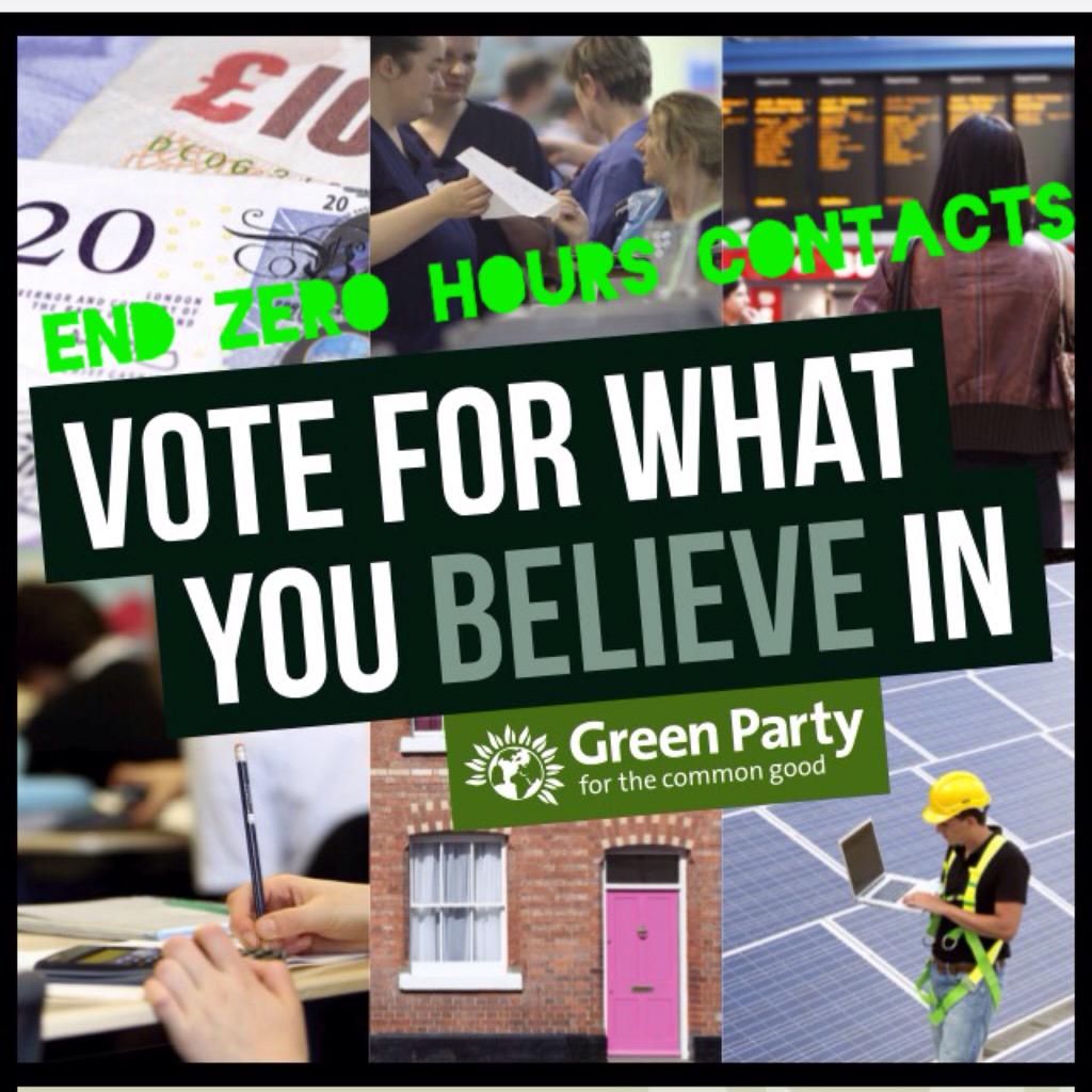 #GreenParty pledge: "To end Zero Hours Contracts" #GPManifesto2015 #Green4biz