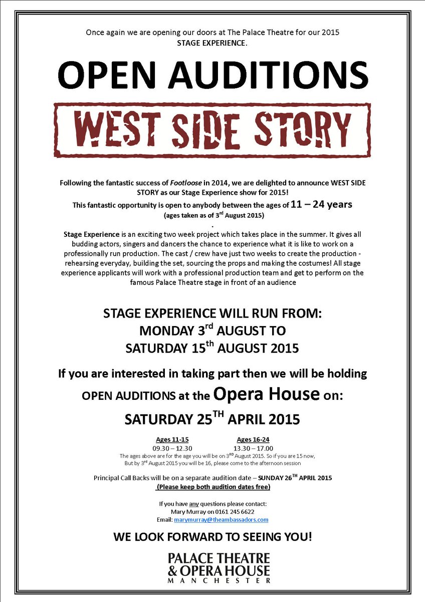 StageExpMCR's tweet photo. Please can you RT @PalaceAndOpera - thank you!! http://t.co/S7FvXL6TVr