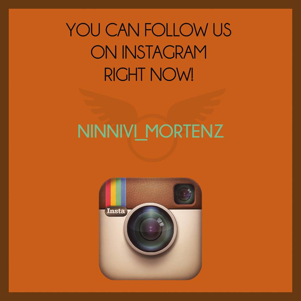 Follow us on instagram!! #Ninnivi #MortenZ #Instagram