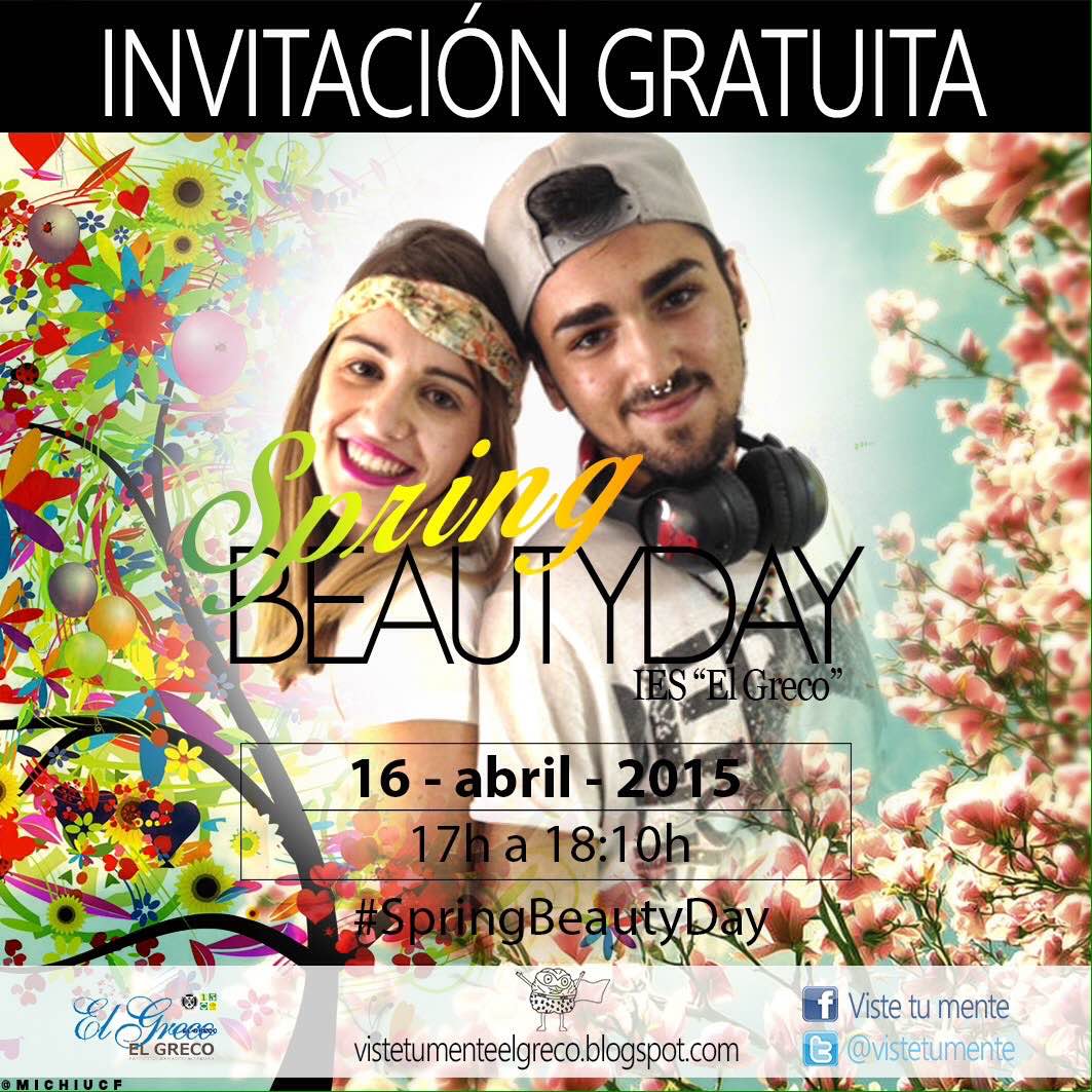 vistetumente's tweet photo. #SpringBeautyDay @IESElGreco ¡¡Nuestros Sanchos y Quijotes se reencuentran este Jueves!! ¡A vestir nuestra mente! http://t.co/B3GvwXVM6v