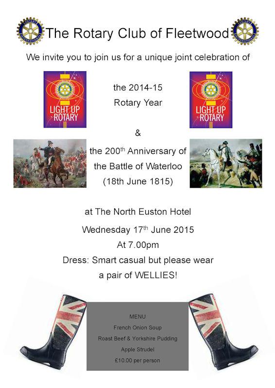 Advance notice of a special joint celebration meeting