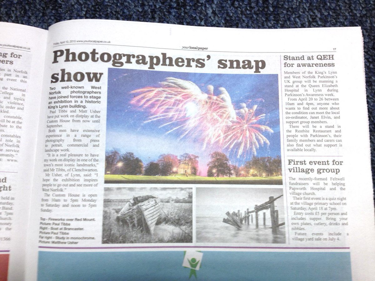 PaulTibbsPhoto's tweet photo. Me and @MatthewUsher doing our bit to promote tourism in Norfolk @VisitWNorfolk @visitnorfolk @VisitEastAnglia http://t.co/jTtgsA79VY