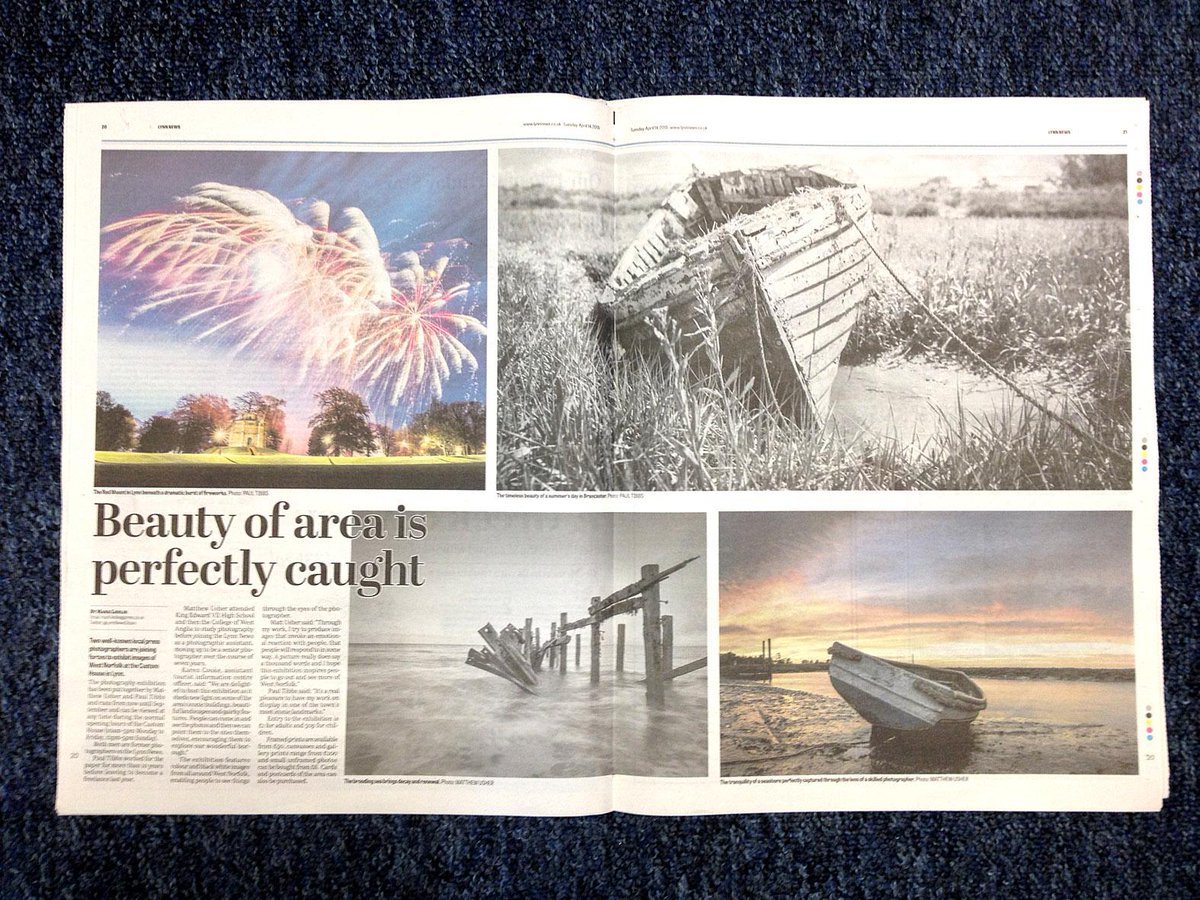 PaulTibbsPhoto's tweet photo. Me and @MatthewUsher doing our bit to promote tourism in Norfolk @VisitWNorfolk @visitnorfolk @VisitEastAnglia http://t.co/jTtgsA79VY
