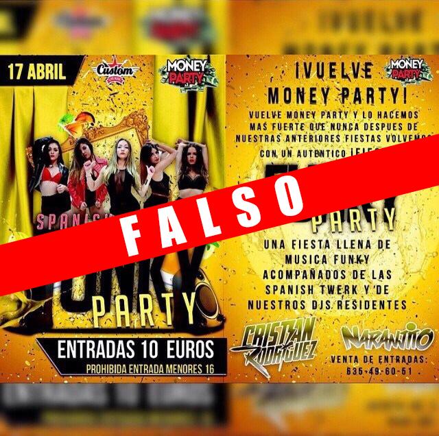 spanish_twerk's tweet photo. ATENCIÓN!! DESDE @spanish_twerk ANUNCIAMOS QUE ESTE EVENTO DE @MoneyPaarty ES FALSO Y NO ESTAREMOS EN DICHO EVENTO http://t.co/xRgzcIgwDL