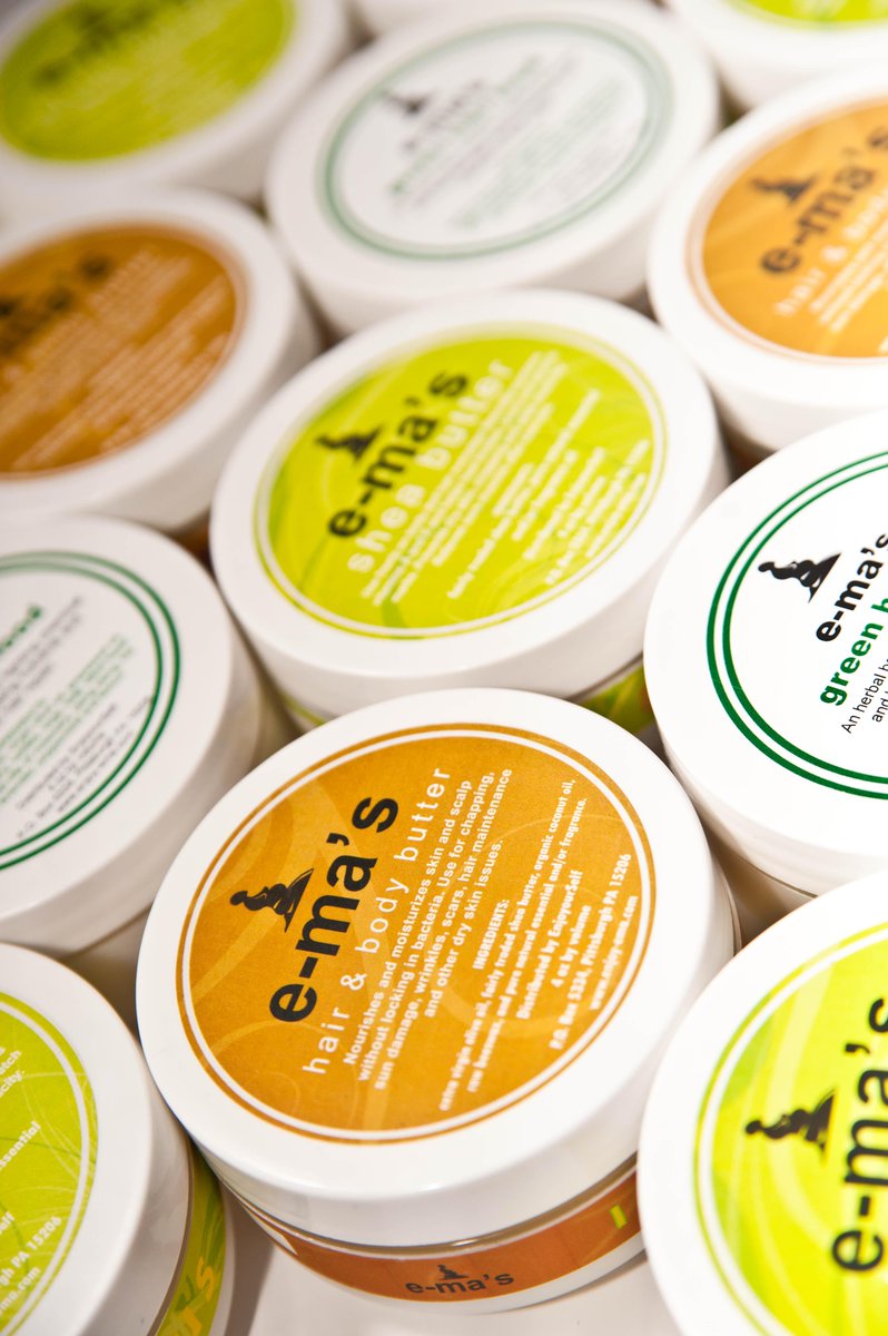 enjoyema's tweet photo. E-Ma's Natural Body &amp; Hair Care offers safe &amp; effective personal care featuring fair trade shea butter and customize… http://t.co/tQwYgTKMaZ