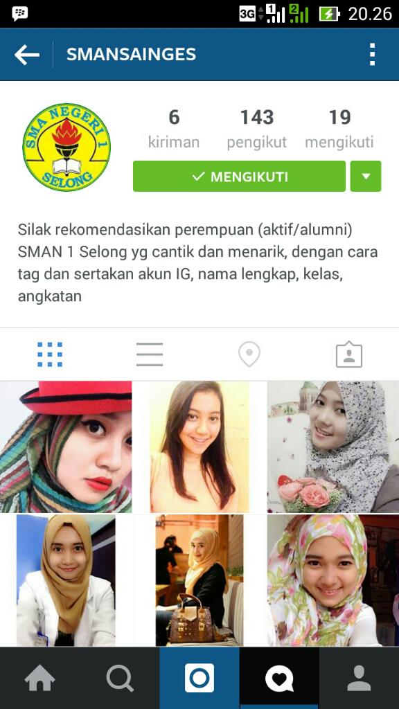 AstagaSmansa's tweet photo. Ayodong follow akun @smansainges di instagram, ga follow nyeselllll http://t.co/RDq5oOGVzv