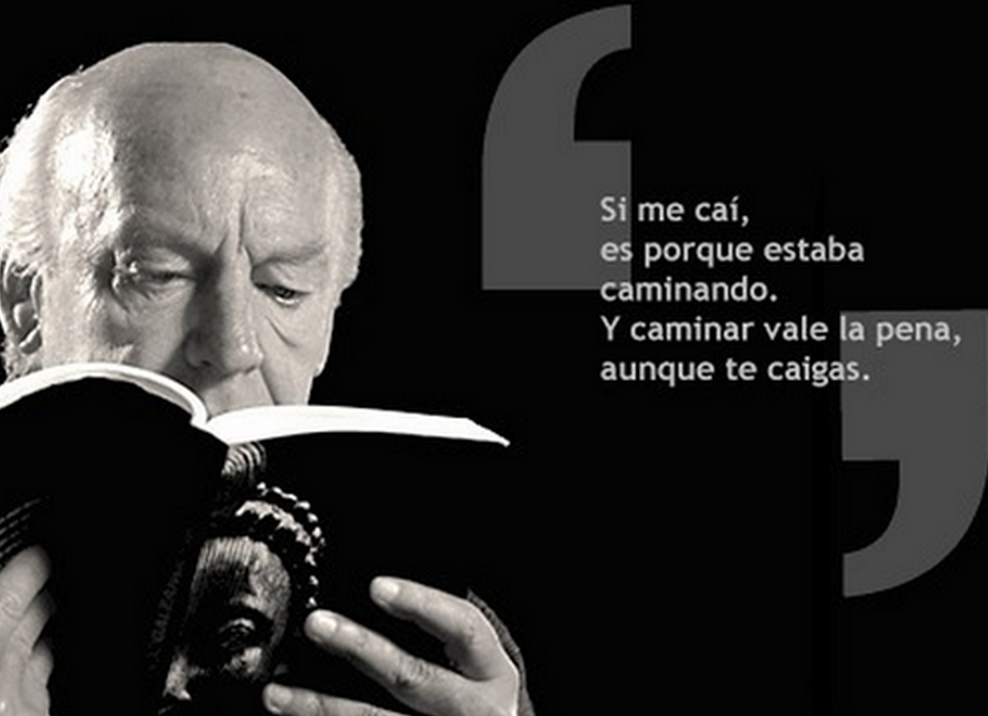 aliciakirchner's tweet photo. "Si me caí, es porque estaba caminando. Y caminar vale la pena, aunque te caigas. Yo soy caminante"
–Eduardo Galeano http://t.co/MgAnzGJWbC