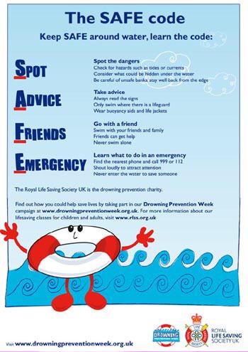 Stay safe in the water by following these 4 steps:
