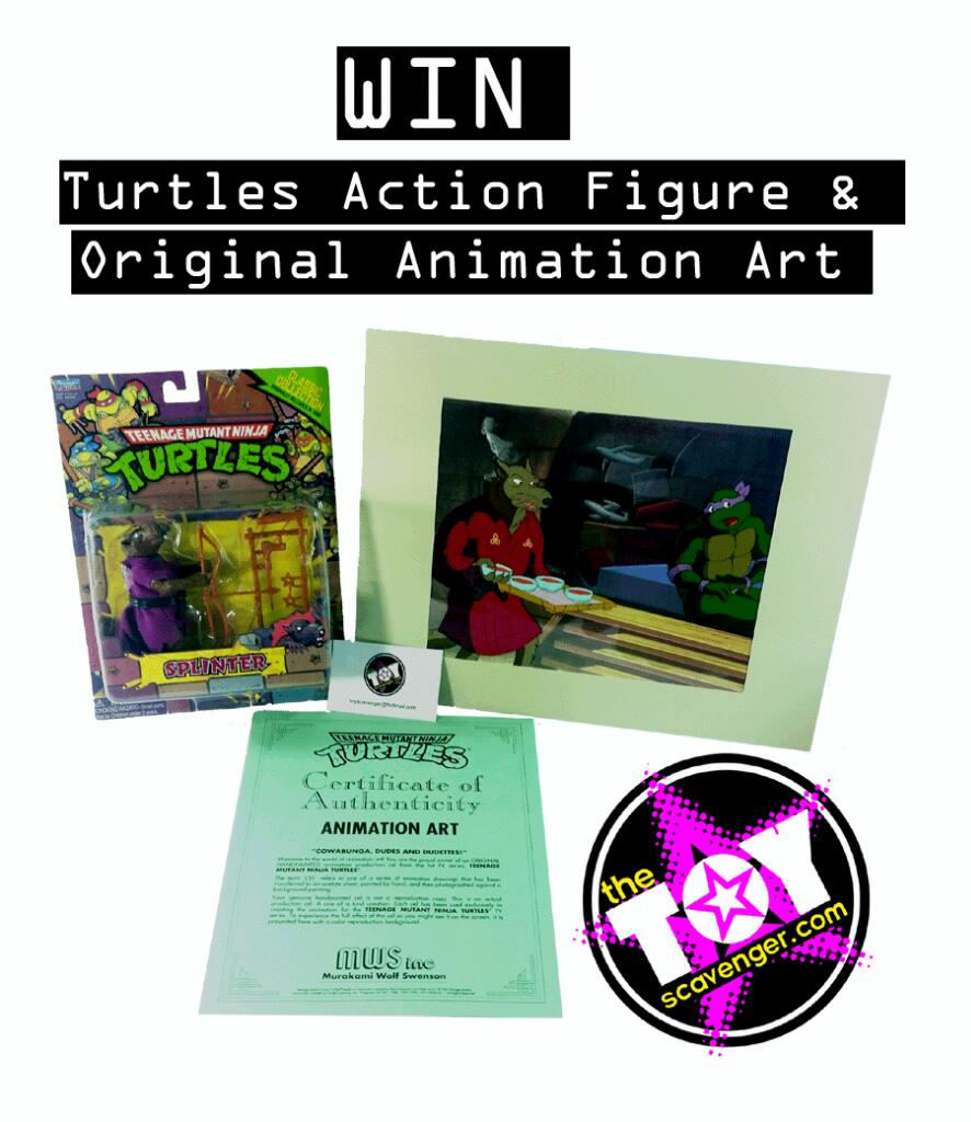 ToyScavenger's tweet photo. Aprils #competition 
FOLLOW + RETWEET 
For a chance to #win an Original Turtles Cell &amp; Splinter Action Figure
#TMNT http://t.co/9PcJ7wKOMo