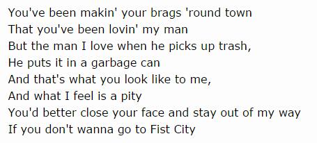 Happy birthday Loretta Lynn, writer of greatest diss track ever (CLOSE YOUR FACE! )  