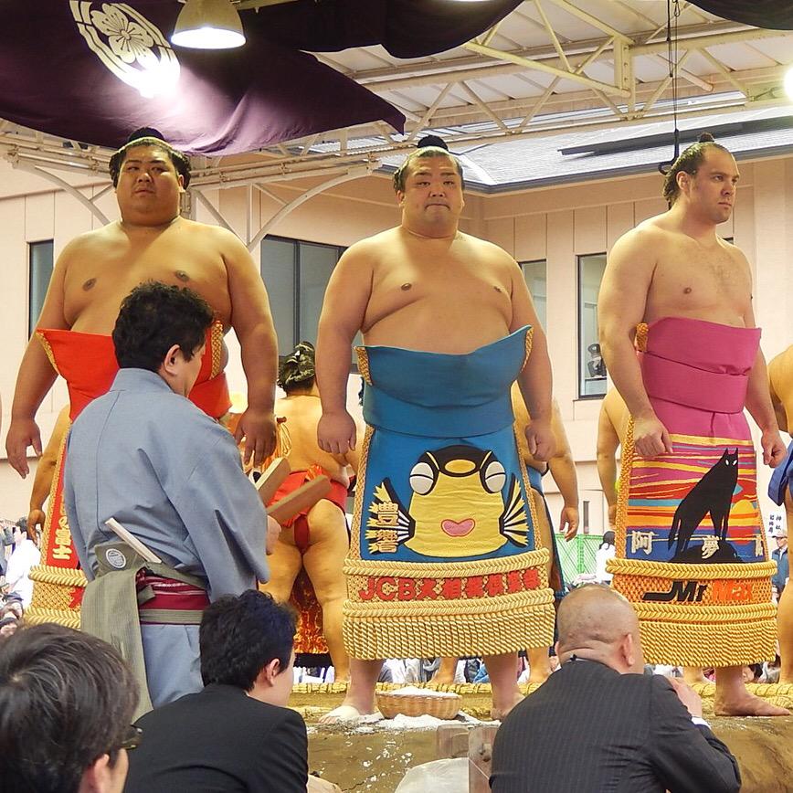 【画像】斬新なデザインがいっぱい! お相撲さんの化粧まわしコレクション - Togetter